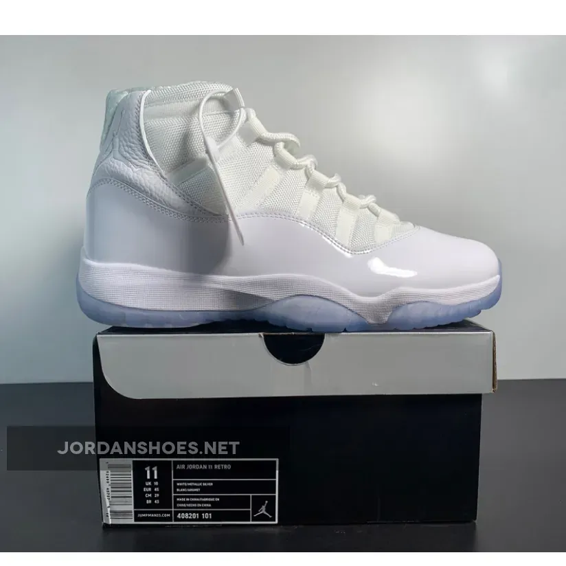 Air Jordan 11 'Silver Anniversary' White/Metallic Silver / Jordan 11 Silver 408201-101