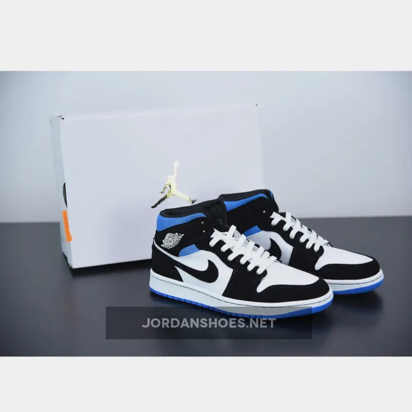 Air Jordan 1 Mid Royal Mesh Collars Royal Mid Nike Restock