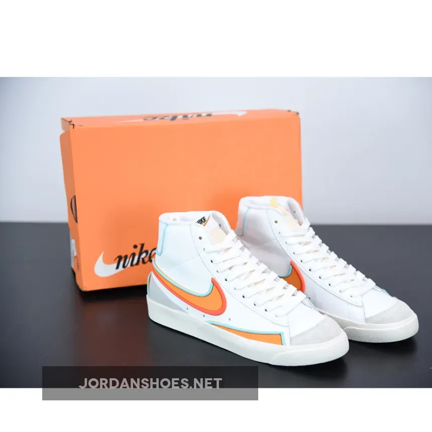 Nike Blazer Mid Infinite White Bright Crimson DA7233-102