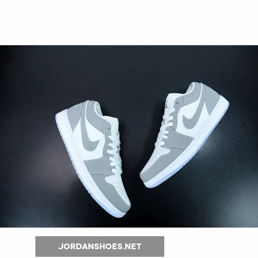 Air Jordan 1 Low Wolf Grey With Icy Soles Jordan 1 High Outfit Womens