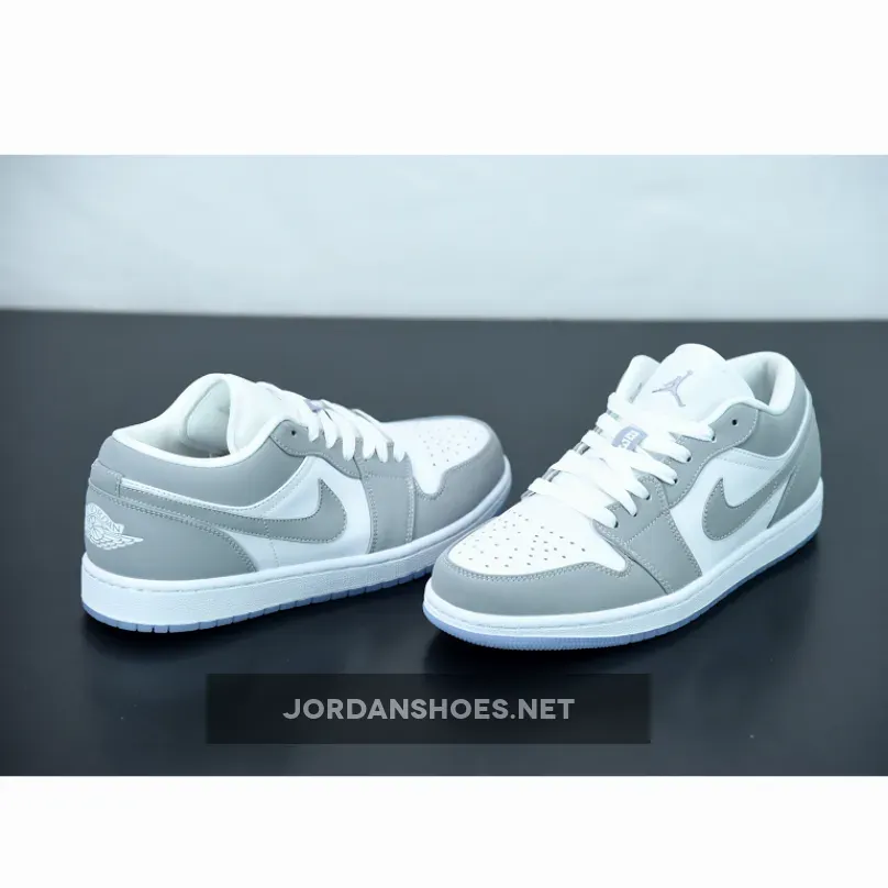 Air Jordan 1 Low Wolf Grey With Icy Soles Jordan 1 High Outfit Womens