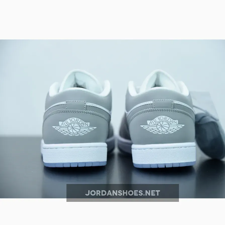 Air Jordan 1 Low Wolf Grey With Icy Soles Jordan 1 High Outfit Womens