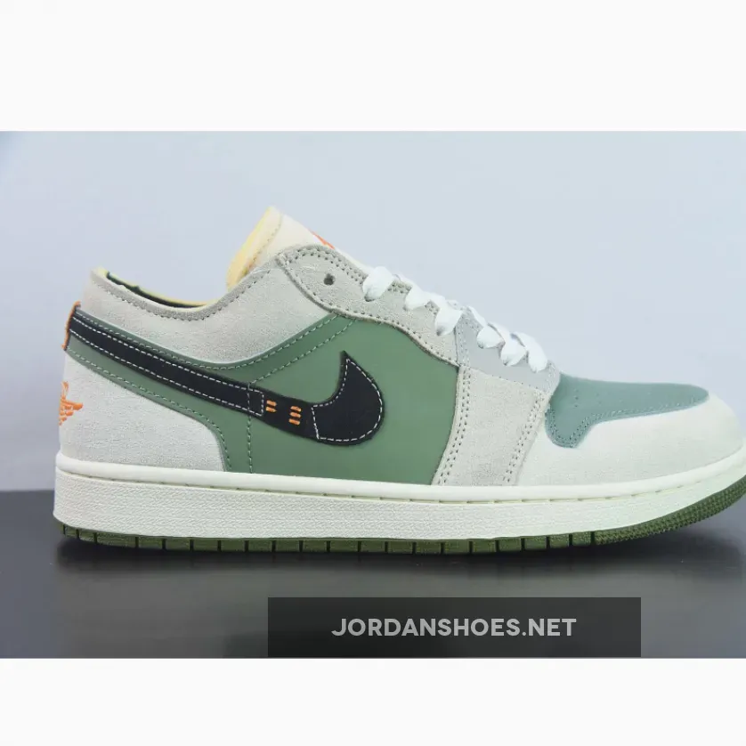 Air Jordan 1 Low Craft SE Sky J Light Olive #Air Jordan 1 Low Se Light Olive FD6819-300