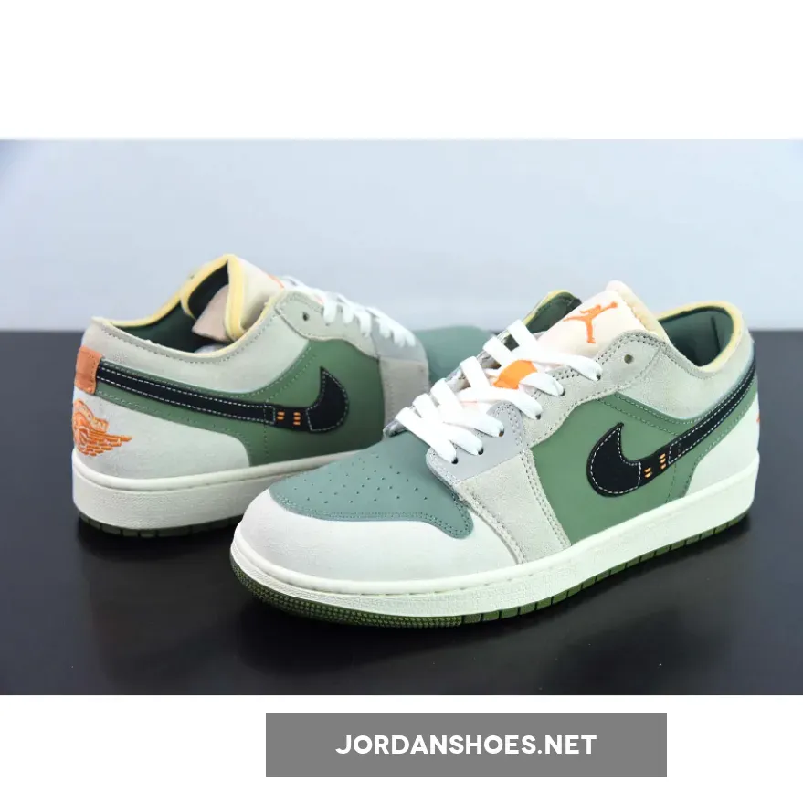Air Jordan 1 Low Craft SE Sky J Light Olive #Air Jordan 1 Low Se Light Olive FD6819-300