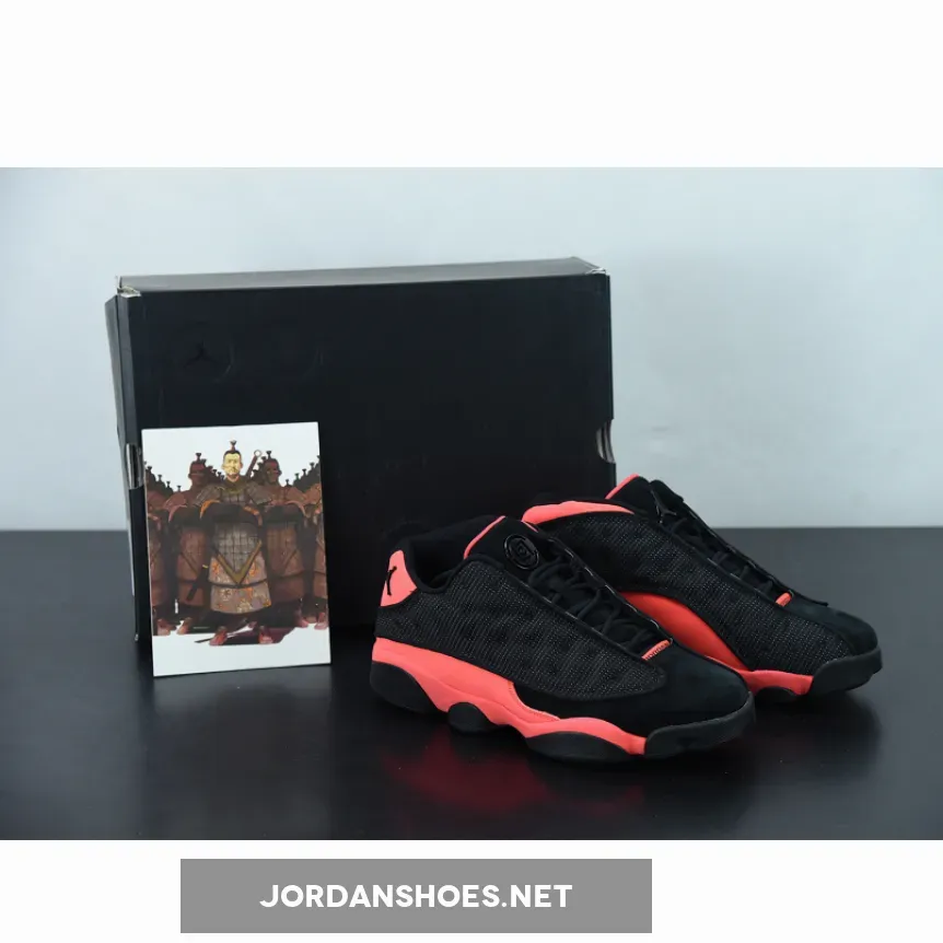 Men’s Clot x Air Jordan 13 Low Black/Infrared 23 | JORDAN 13 CLOT AT3102-006