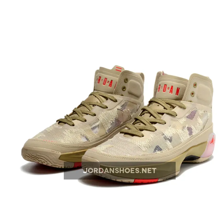 Air Jordan 37 PRM Rattan/Limestone/Black/Siren Red FD6721-200