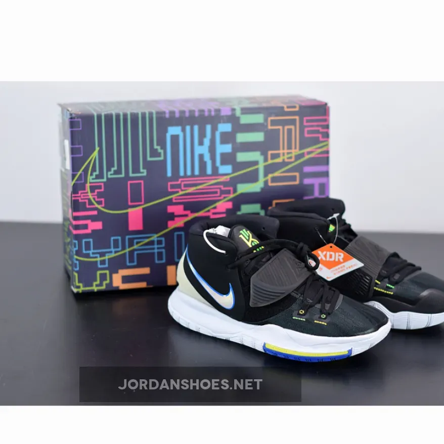 Nike Kyrie 6 'Shutter Shades' Black/White-Soar-Dynamic Yellow / Yellow Kyrie 6