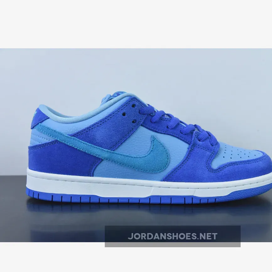 Nike SB Dunk Low 'Blue Raspberry' Racer Blue/Laser Blue, Nike Candy Cane DM0807-400