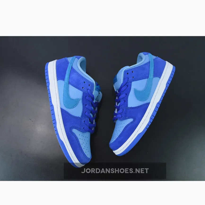 Nike SB Dunk Low 'Blue Raspberry' Racer Blue/Laser Blue, Nike Candy Cane DM0807-400