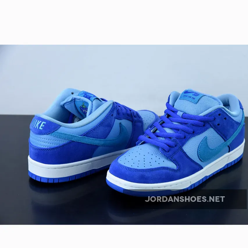 Nike SB Dunk Low 'Blue Raspberry' Racer Blue/Laser Blue, Nike Candy Cane DM0807-400
