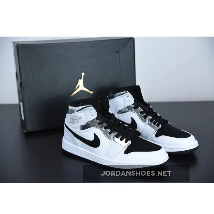 Air Jordan 1 Mid 'Pass The Torch' White/Silver / Jordan Mid 1