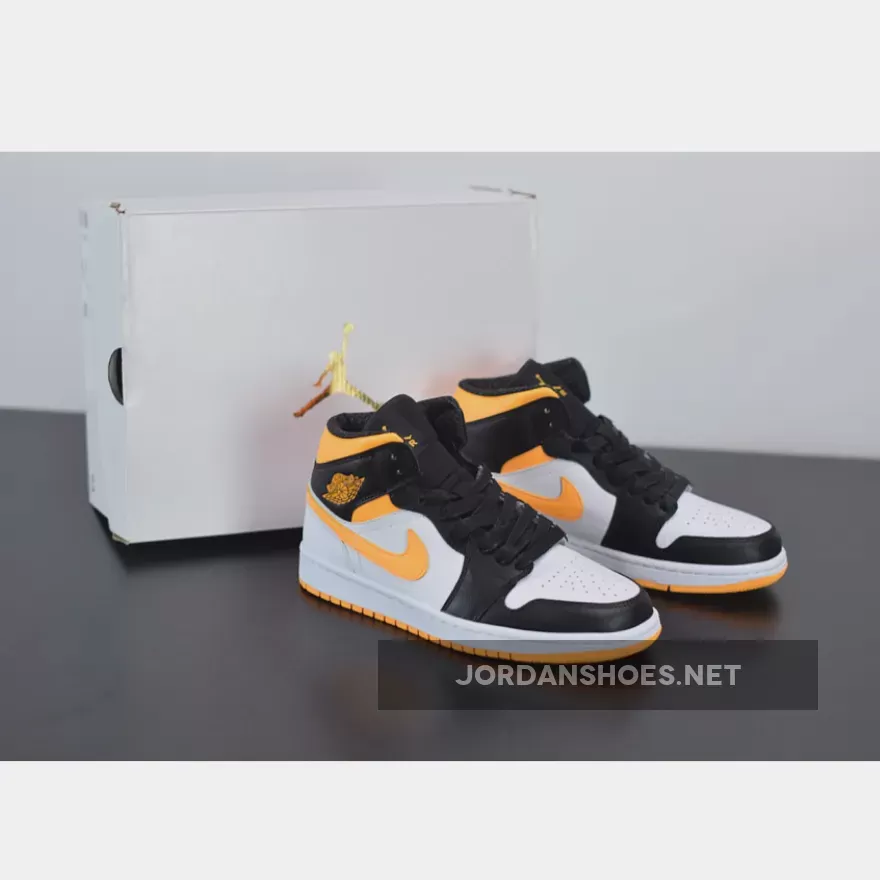 Air Jordan 1 Low White/Laser Orange-Black CV5276-107