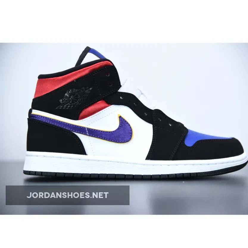 Air Jordan 1 Mid "What The" Field Purple/White-Gym Red Air Jordan 1 Mid "What The" Field Purple/White-Gym Red