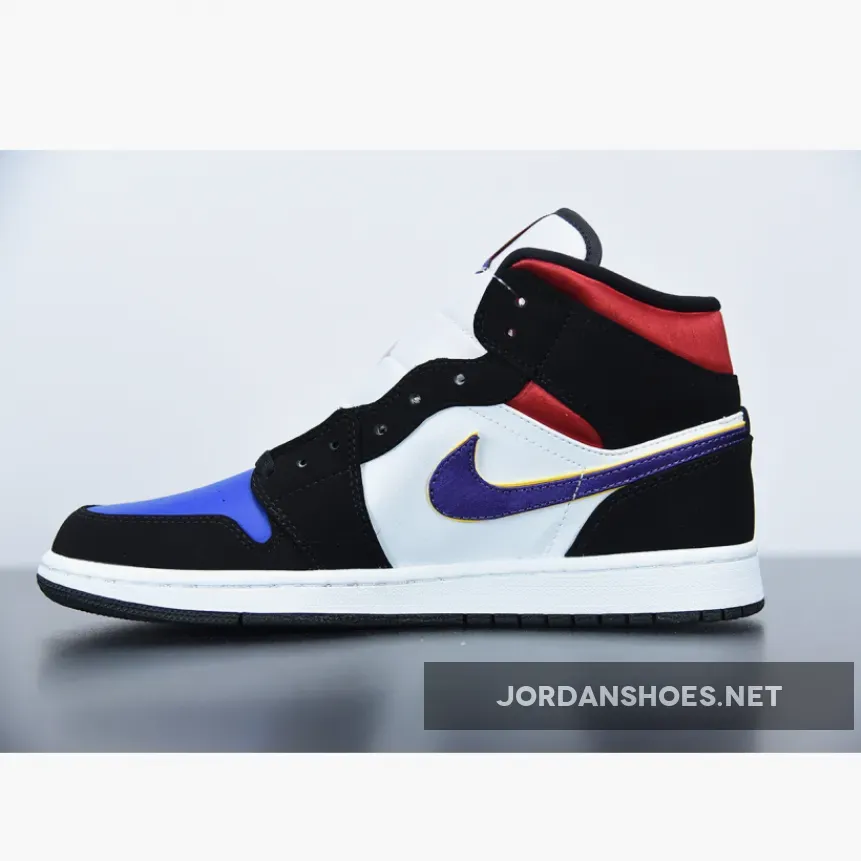 Air Jordan 1 Mid "What The" Field Purple/White-Gym Red Air Jordan 1 Mid "What The" Field Purple/White-Gym Red