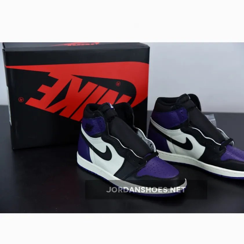 Air Jordan 1 Retro High OG "Court Purple" , 501 Og 555088-501