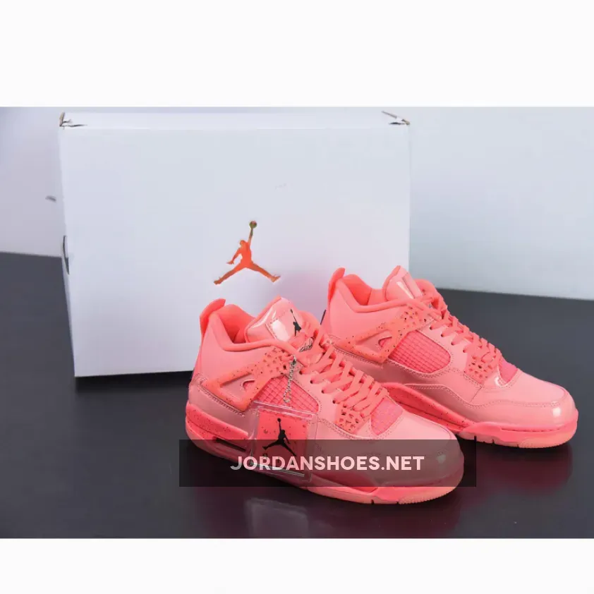 Nike Air Jordan 4 NRG Hot Punch , All Pink Jordan 4s AQ9128-600