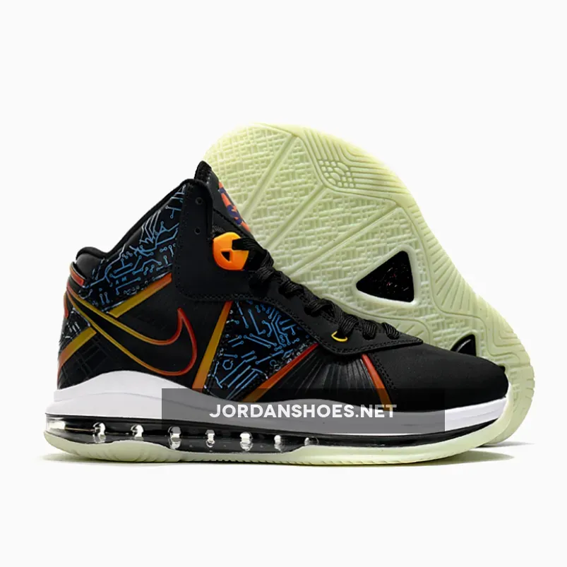 Nike LeBron 8 ‘Space Jam’ Black/White-Multi-Color | nike lebron 8 space jam mens