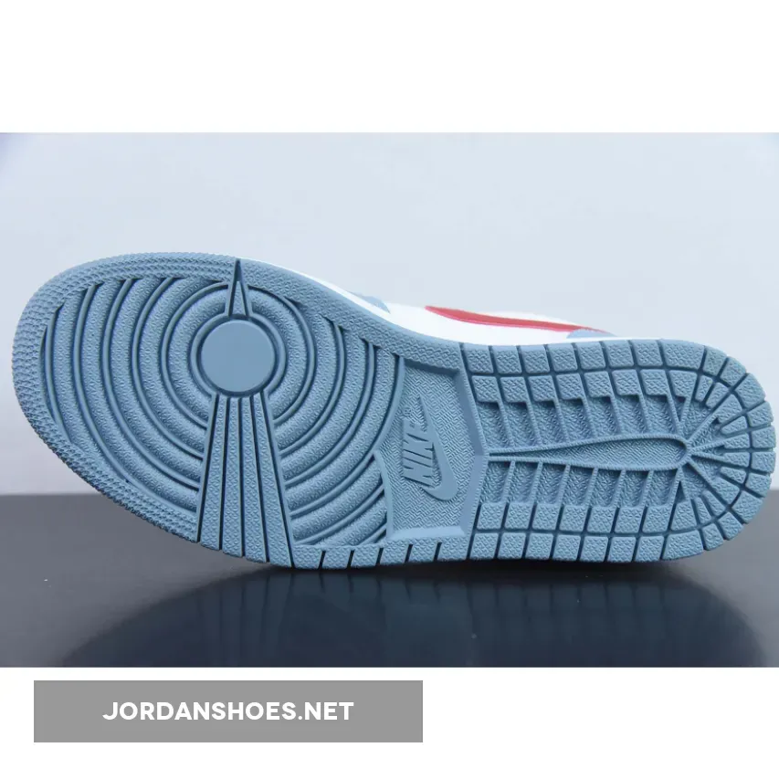 Air Jordan 1 Low Blue Grey Dune Red #Blue Grey Jordan DC0774-164