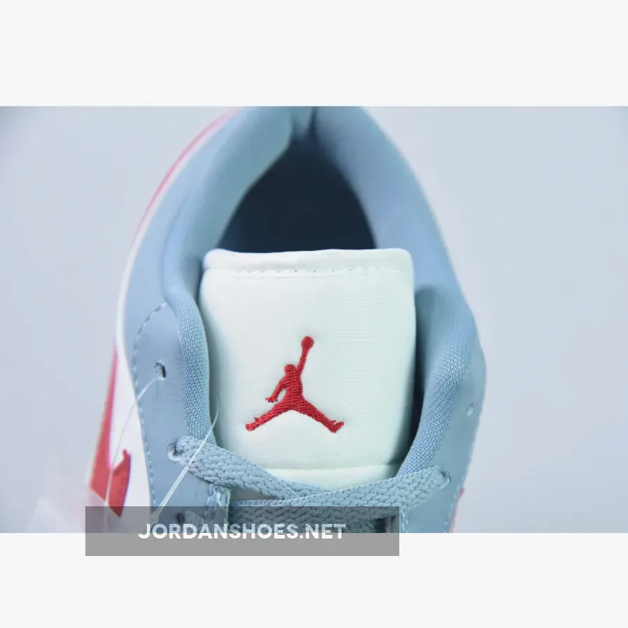 Air Jordan 1 Low Blue Grey Dune Red #Blue Grey Jordan DC0774-164