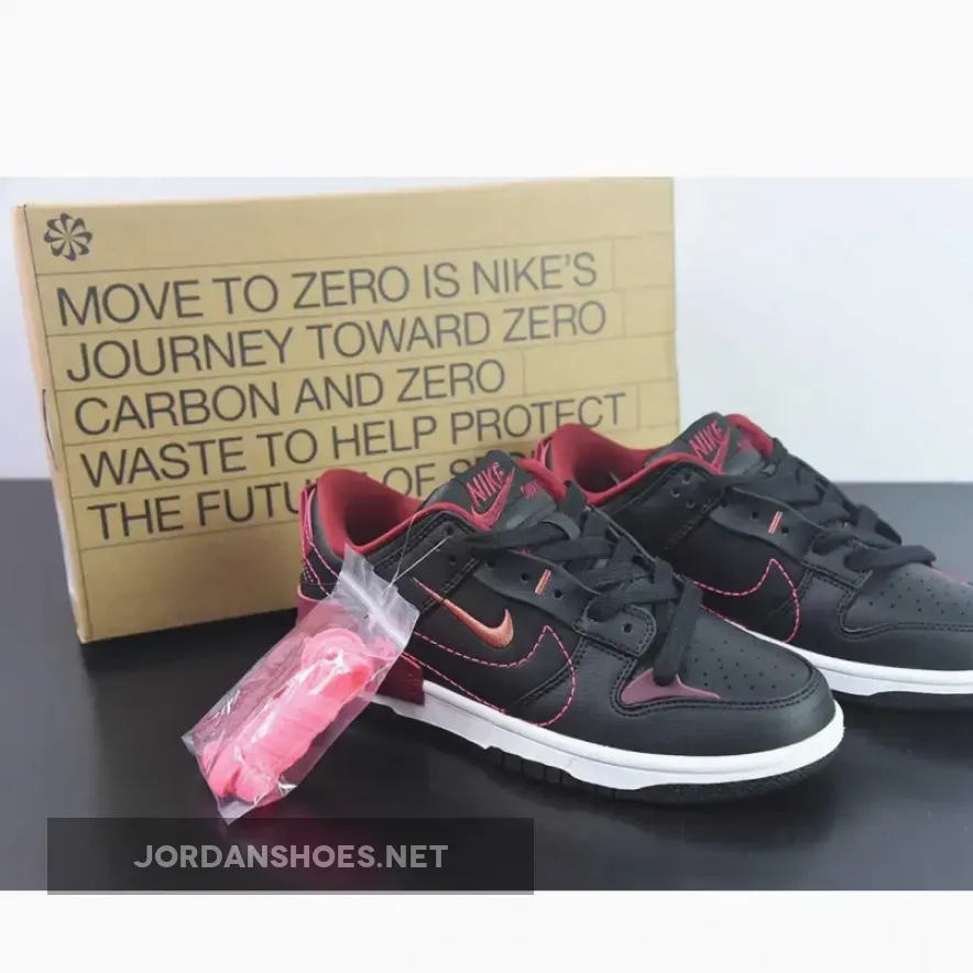 Nike Dunk Low Disrupt 2 Black/Dark Beetroot-Pink | red black nike dunk