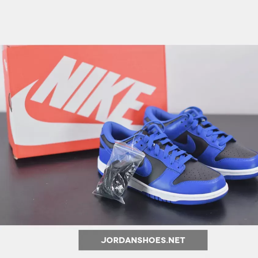Cobolt Dunks Nike Dunk Low Black/Hyper Cobalt-White
