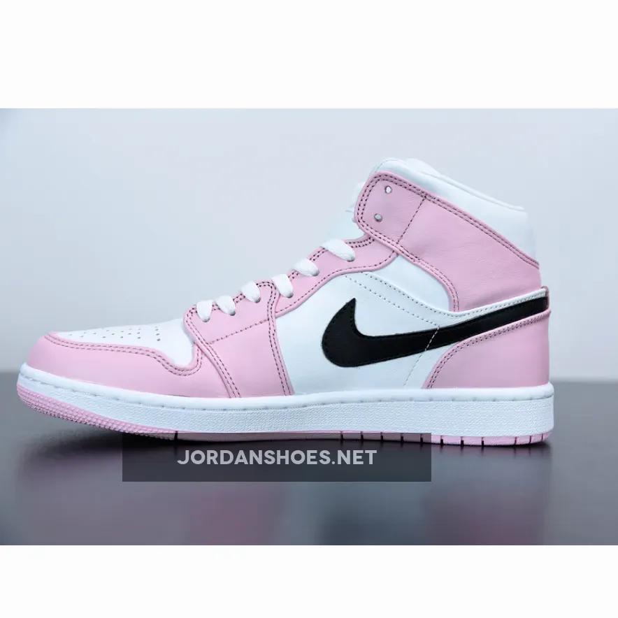 Jordan 1 Mid Barely Rose (Womens) / 1 Rose BQ6472-500