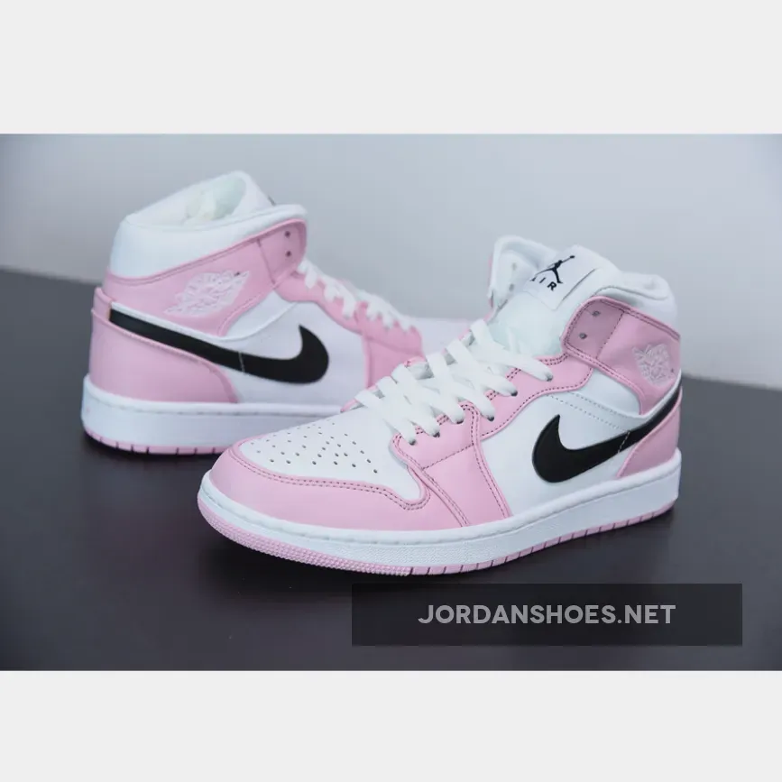 Jordan 1 Mid Barely Rose (Womens) / 1 Rose BQ6472-500