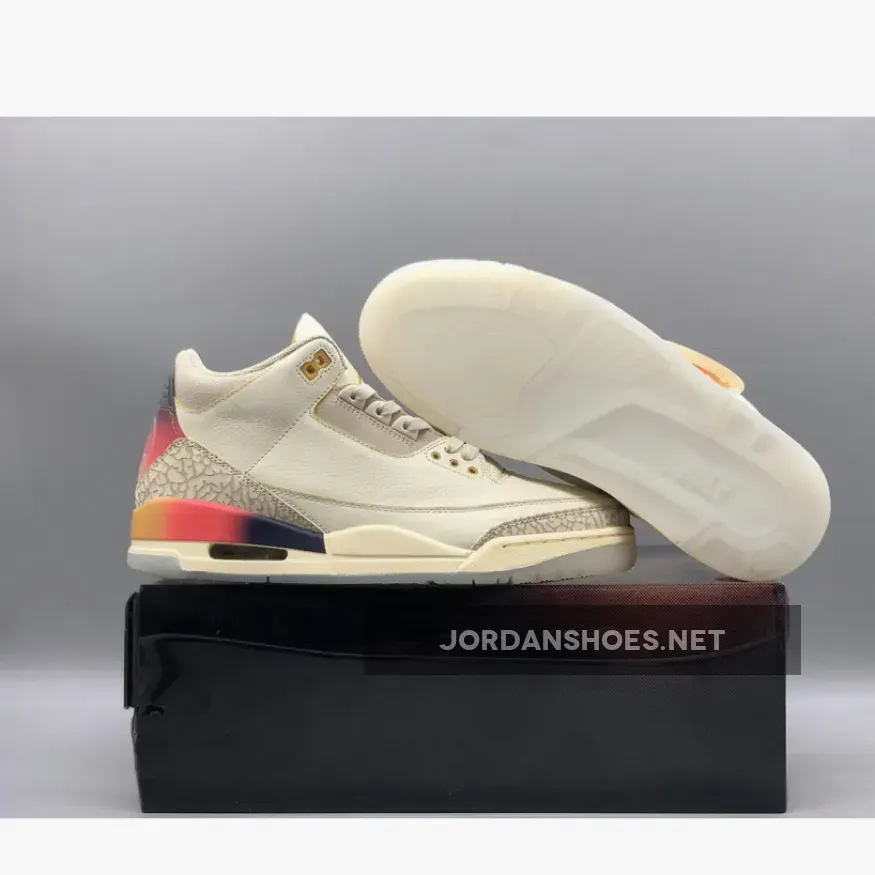 J Balvin X Air Jordan 3 Multi-Color, J Balvin 3s FN0344-901