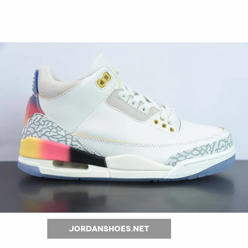 J Balvin X Air Jordan 3 Multi-Color, J Balvin 3s FN0344-901