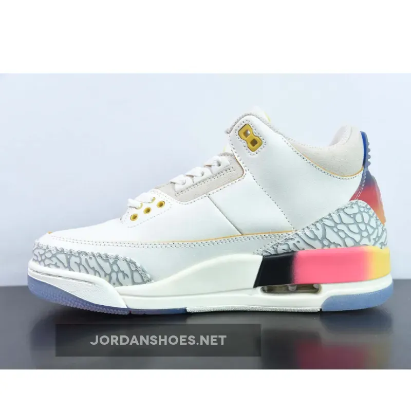 J Balvin X Air Jordan 3 Multi-Color, J Balvin 3s FN0344-901