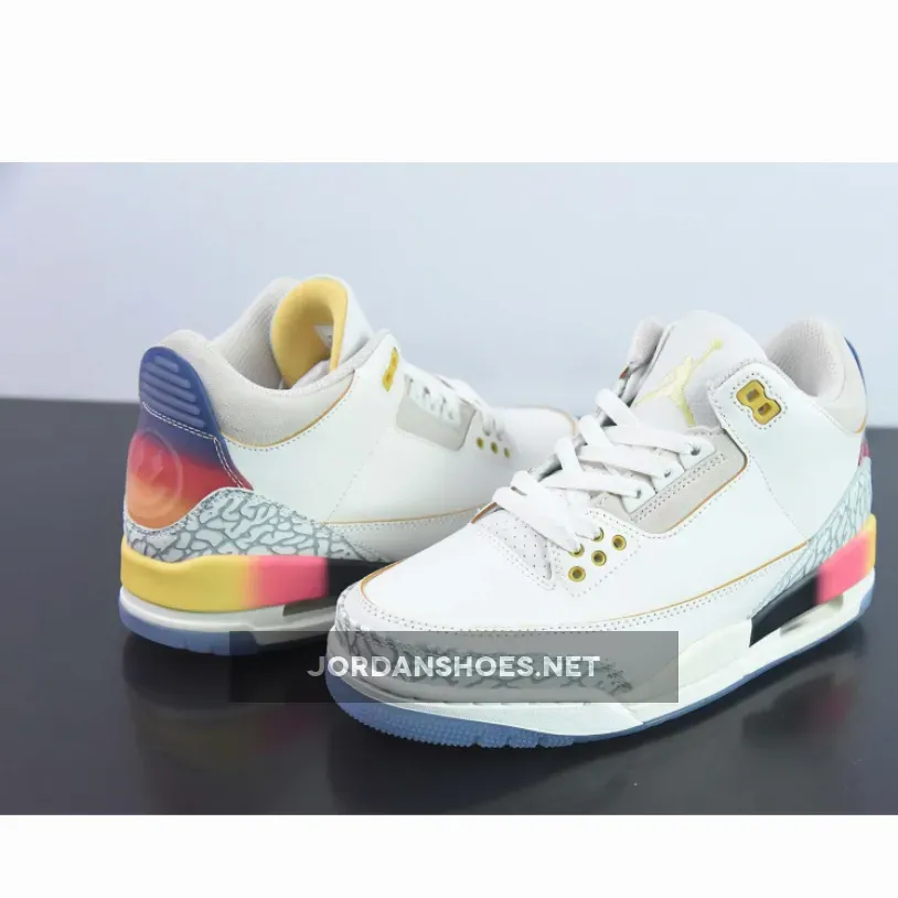 J Balvin X Air Jordan 3 Multi-Color, J Balvin 3s FN0344-901