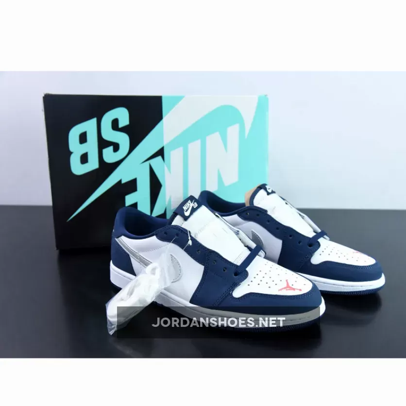 Nike SB Air Jordan 1 Low Midnight Navy/White / Jordan 1 Low Sb CJ7891-400