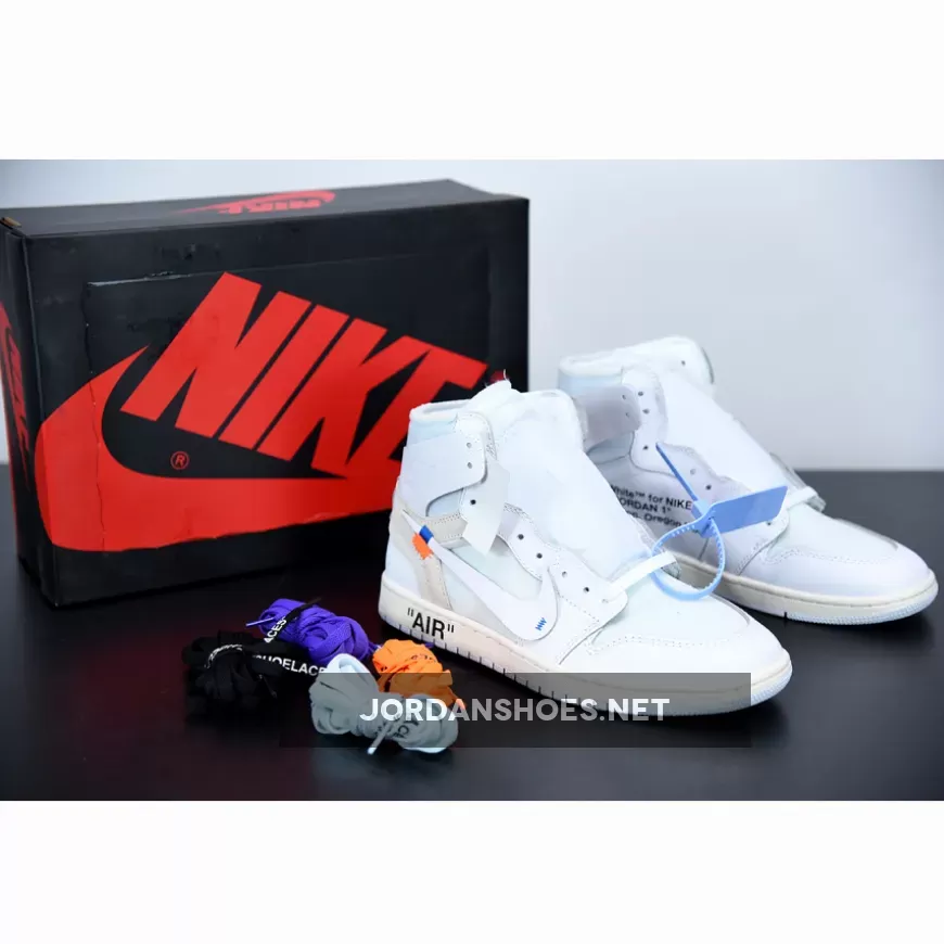 Jordan 1 Retro High Off-White Euro AQ0818-100 New Releases