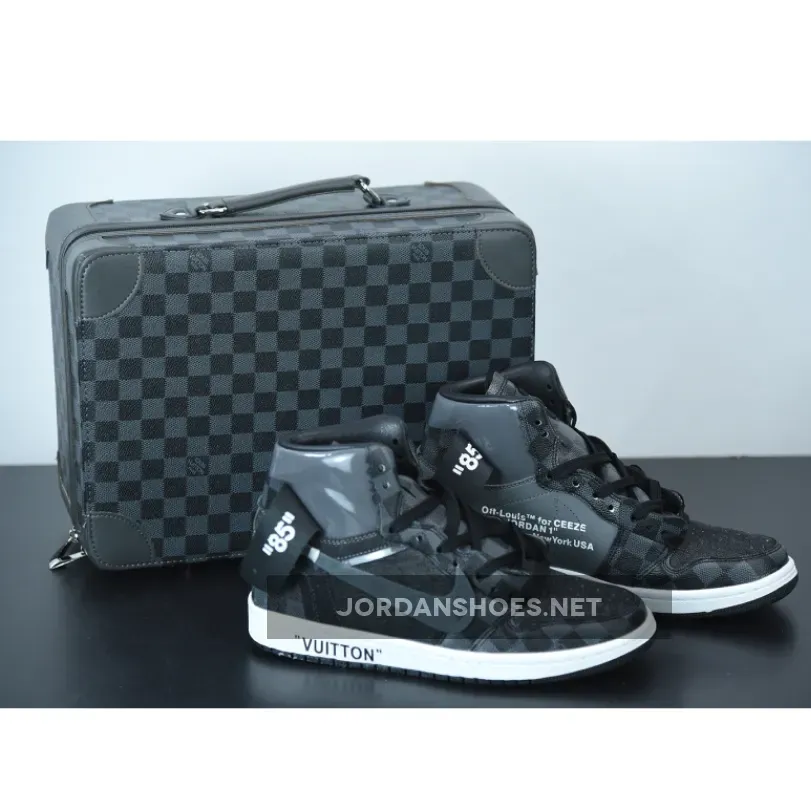 OFF–WHITE X Air Jordan 1 Black By Ceeze 1675867935 Discount