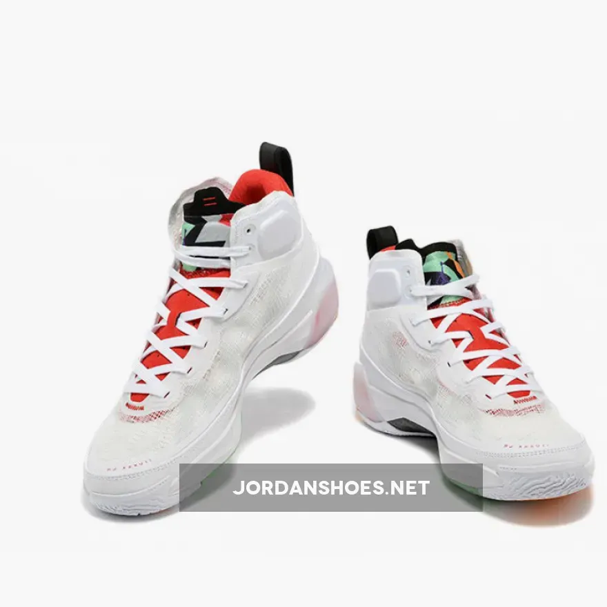 Air Jordan 37 Hare White/True Red-Light Silver-Black-Citrus #Air Jordan 37 Hare DD6958-160