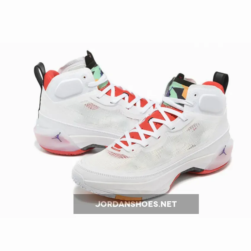 Air Jordan 37 Hare White/True Red-Light Silver-Black-Citrus #Air Jordan 37 Hare DD6958-160