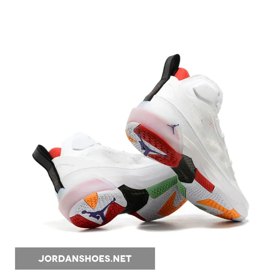 Air Jordan 37 Hare White/True Red-Light Silver-Black-Citrus #Air Jordan 37 Hare DD6958-160