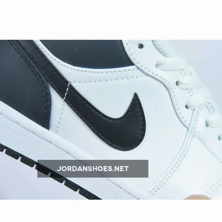 New Arrival Air Jordan 1 Low White Black #Jordan 1 Low Half Black Half White 553560-132