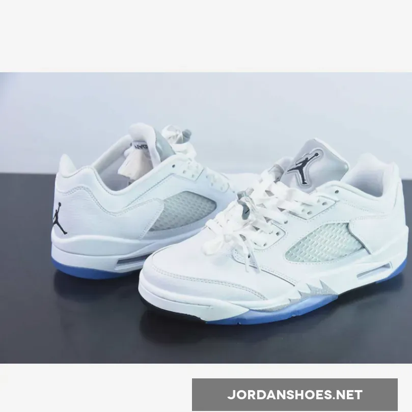 Nike Air Jordan 5 Low GS White Black 819172-122 Nike Air Jordan 5 Low GS White Black 819172-122