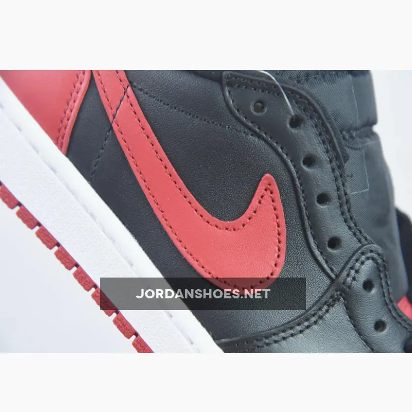 Air Jordan 1 Retro Low OG 'Bred' Black/Varsity Red-Sail, Jordan 1 Low Og Bred 705329-001