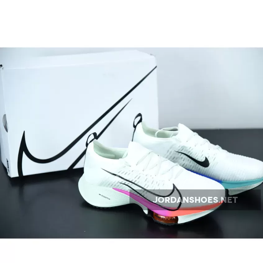 Nike Air Zoom Tempo Next% Flyknit White Hyper Violet Flash Crimson CI9923-100