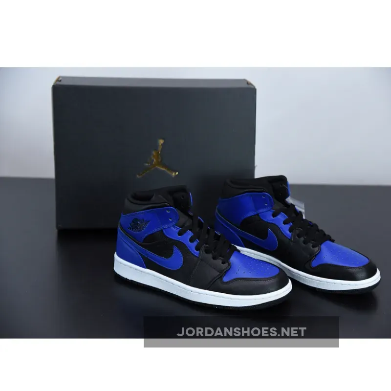 New Releases Jordan 1 Mid Hyper Royal Blue Mids 554724-077