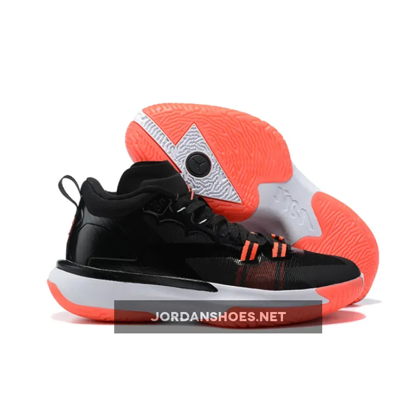 Jordan Zion 1 Black/White/Bright Crimson | jordan zion 1 black and white