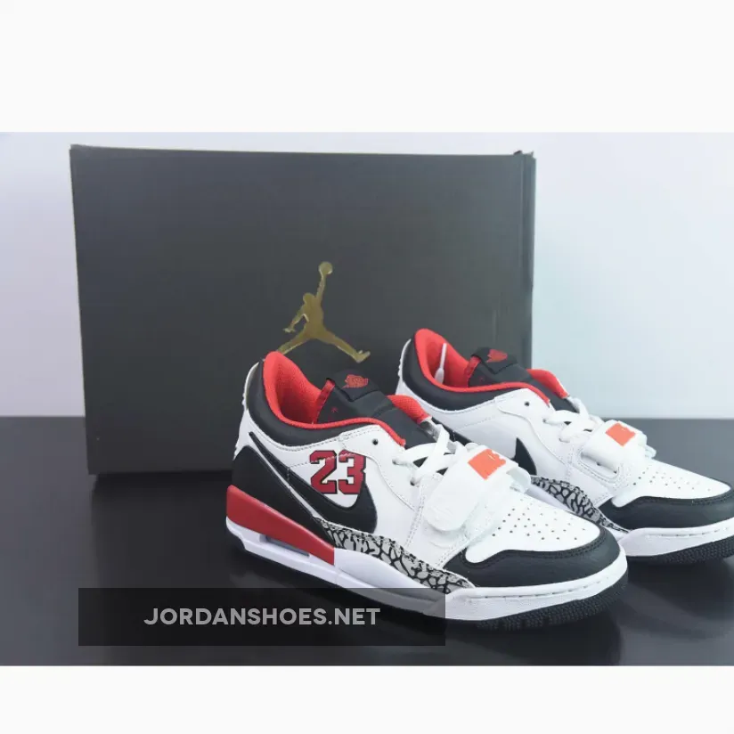 Jordan Legacy 312 Low 23 White Black Red FJ7221-101