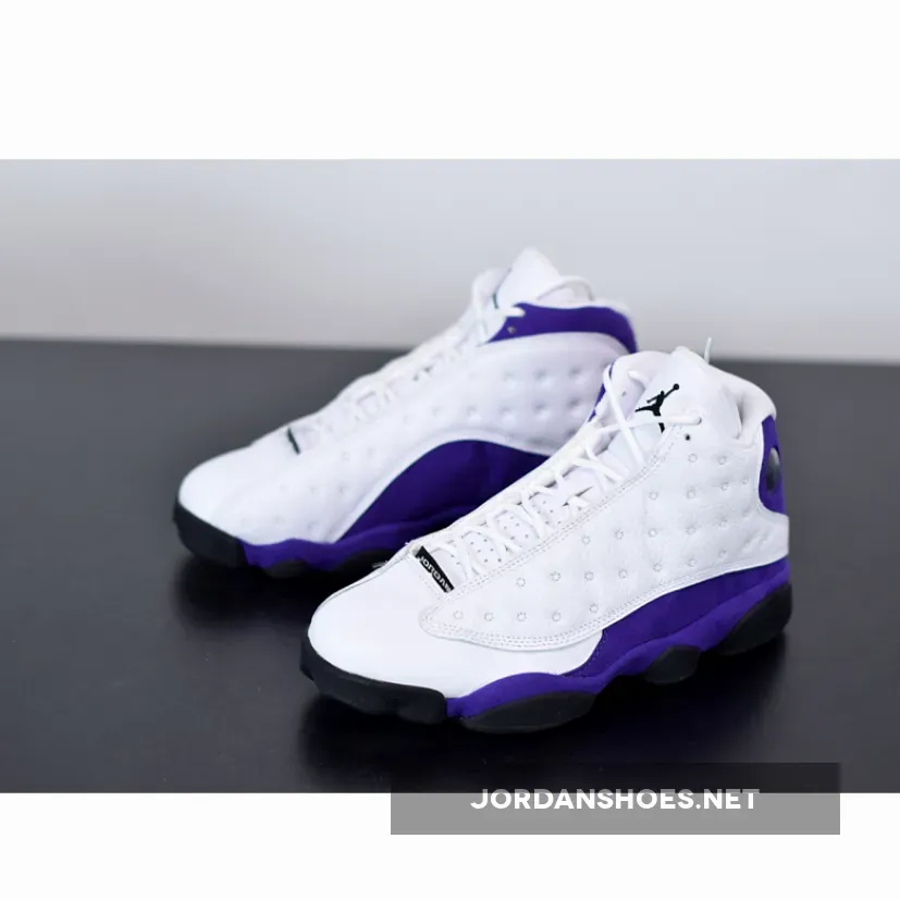 Air Jordan 13 ‘Lakers’ White/Black-Court Purple-University Gold | laker 13 Air Jordan 13 ‘Lakers’ White/Black-Court Purple-University Gold | laker 13