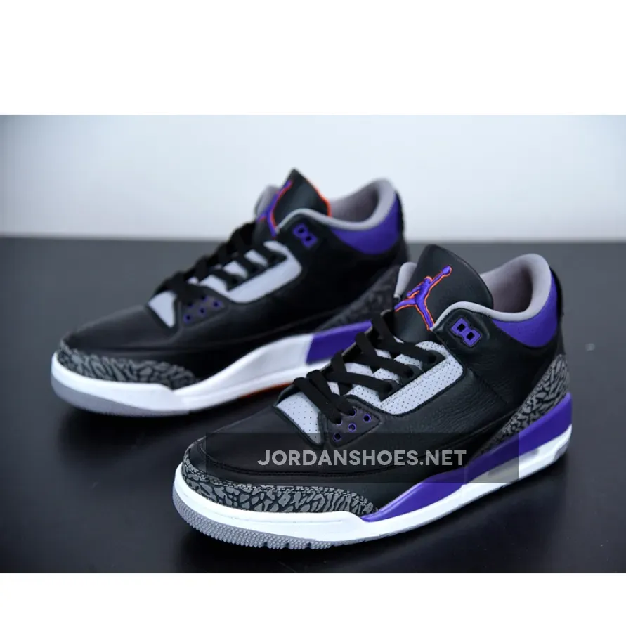 Air Jordan 3 Retro 'Court Purple' Ct8532-050 AJ3 White/topaz mist/celestial gold/deep royal | court purple 3 Air Jordan 3 Retro 'Court Purple' Ct8532-050 AJ3 White/topaz mist/celestial gold/deep royal | court purple 3