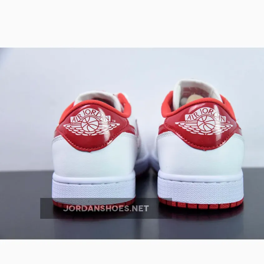 Air Jordan 1 Low White/University Red Jordan Release 2023 July CZ0790-161