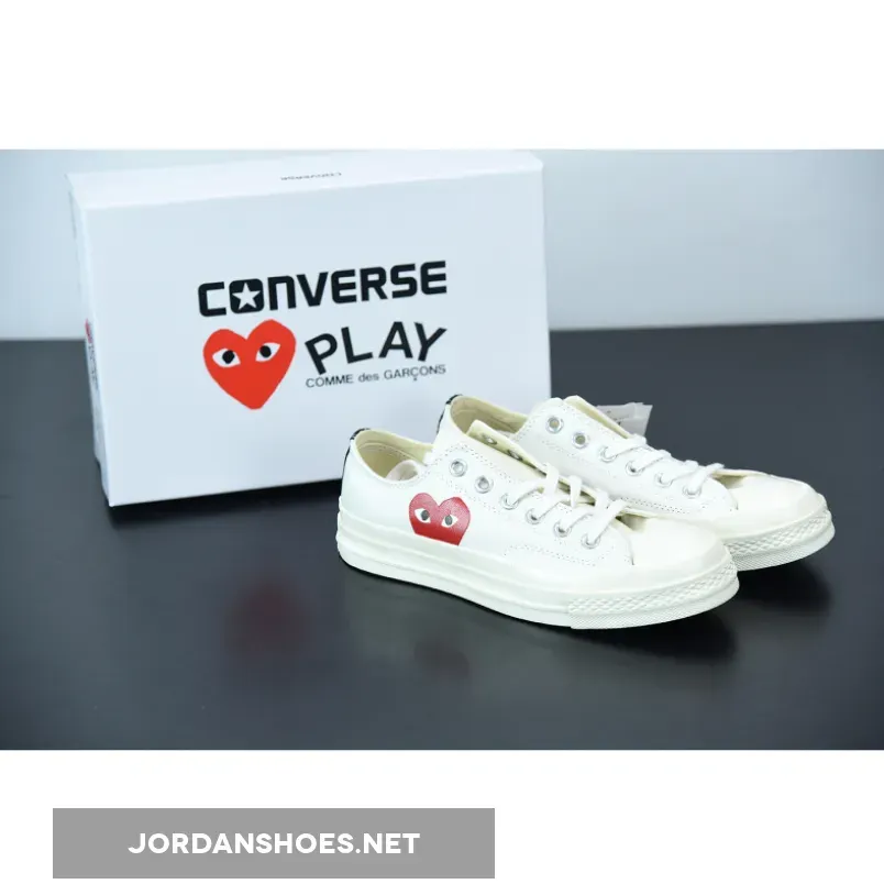 Comme des Garcons Play x Converse Chuck Taylor All Star 70 Low White | chuck taylor all star hi milk
