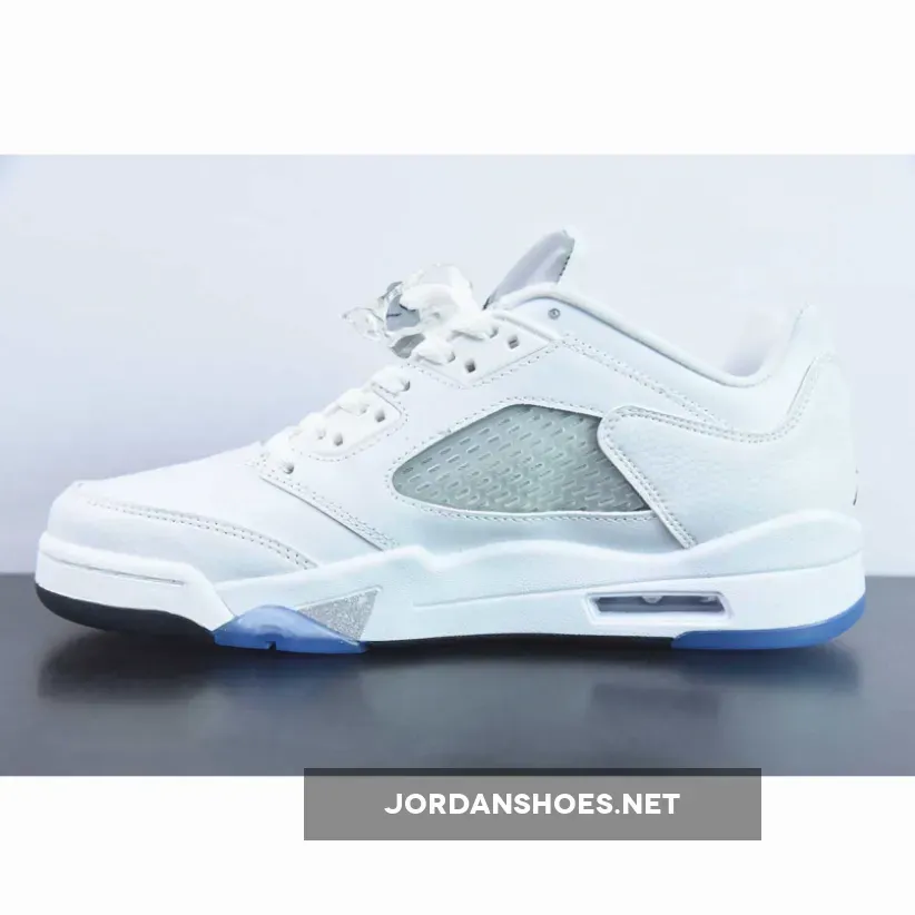 Nike Air Jordan 5 Low GS White Black 819172-122 Nike Air Jordan 5 Low GS White Black 819172-122