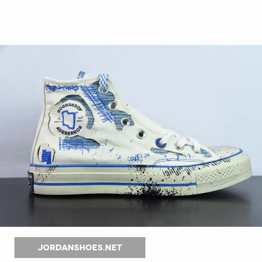 Ader Error x Converse Chuck 70 High White Blue Ader Error x Converse Chuck 70 High White Blue